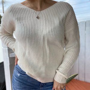 Twist Back Sweater